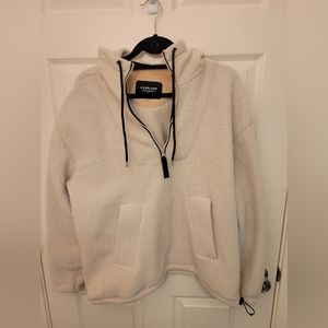 Everlane Fleece Half Zip Hoodie size M